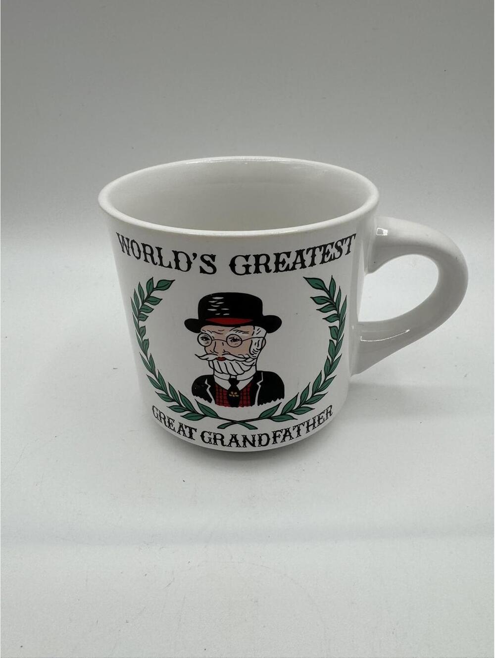 Vintage World’s Greatest Grandfather Mug Japan Novelty Coffee Cup Gift GGPa